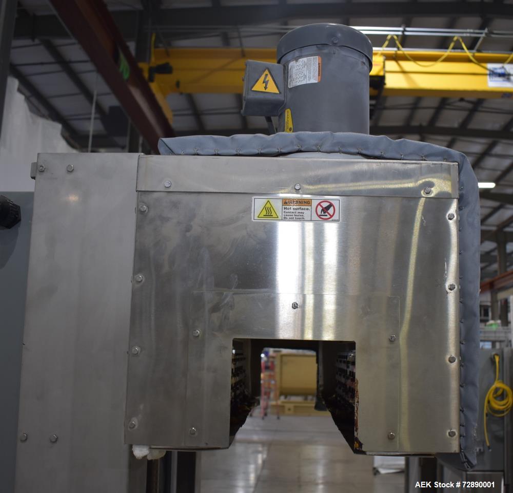 Used Tri-Pack SPC Tamper Evident Bander & Sleeve Labeler – 250–300 CPM