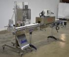 Used- Accutek Packaging Tamper-Evident (TE) Bander with Heat Tunnel and Conveyor. Capable of speeds up to 65 CPM. Container ...