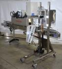 Used- Accutek Packaging Tamper-Evident (TE) Bander with Heat Tunnel and Conveyor. Capable of speeds up to 65 CPM. Container ...