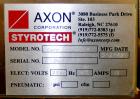 Used Axon Model EZ-400 Wide Format Sleeve Labeler
