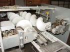 Used Axon EZ300 Stainless Steel Neck Bander With Stainless Steel Tunnel. Capable of speeds up to 70 containers per minute. Can handle product container widths from 2-3/8