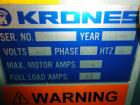 Used Krones Garantomat High Speed Rotary Neck Bander
