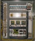 Used PDC 50 Tamper Evident Neck Bander and Shrink Sleeve Labeling Machine, capable of speeds from 50 to 130 CPM. Band/Sleeve size range: Diameter .375