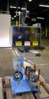 Used PDC Model 65M Tamper Evident Neck Banding Machine. Capable of speeds up to 200 bottles per minute. Band Diameter:3/8