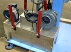 Used PDC Model 65M Tamper Evident Neck Banding Machine. Capable of speeds up to 200 bottles per minute. Band Diameter:3/8