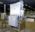 Used PDC Model 75-M Tamper Evident Neck Bander. Capable of speeds up to 300 bottles per minute. Band size range: (Diameter) 3/8