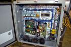 Used PDC Model 75-M Tamper Evident Neck Bander. Capable of speeds up to 300 bottles per minute. Band size range: (Diameter) 3/8