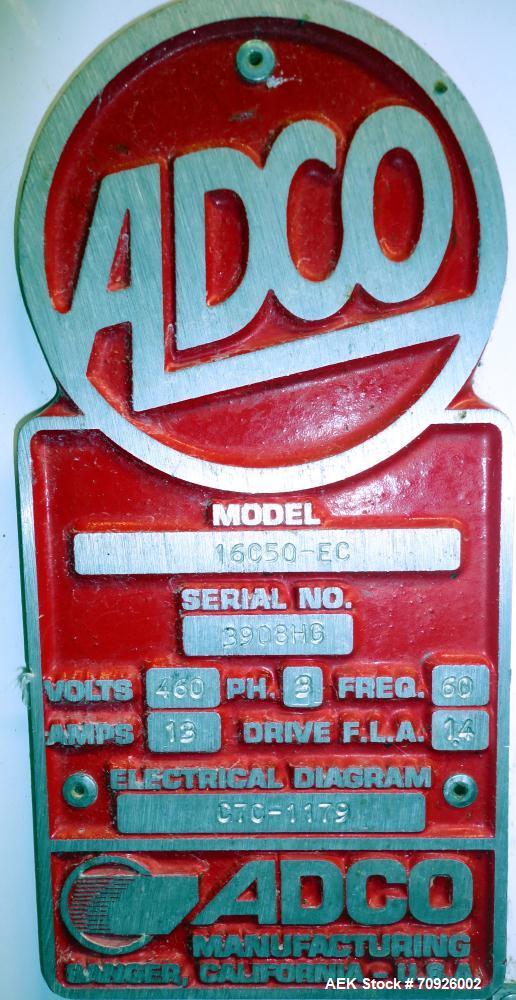 Used Adco Hot Glue Style Top-Load Tri-Seal Carton Closing Machine