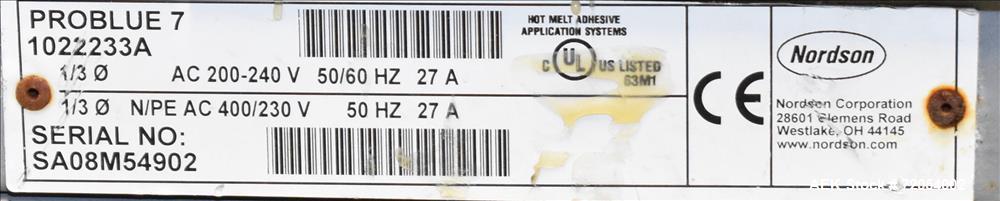 Used Adco Triseal Carton Closer, Model RAC-120-WD