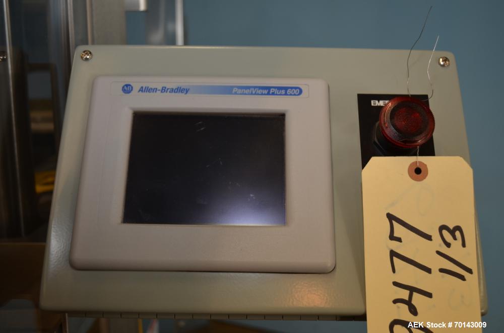 Used Adco Complete Top Load Forming and Tri-Closing Carton Line designed to form glued or lock style trays and tri-seal cartons and sealing of same, 35 cpm.  Includes Adco model AFCX351SS stainless s...