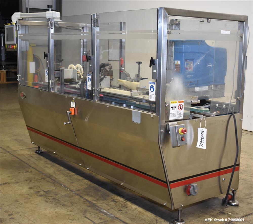 Used Delkor Capstone FSC Top Seal Carton Flange Closer – 55 CPM