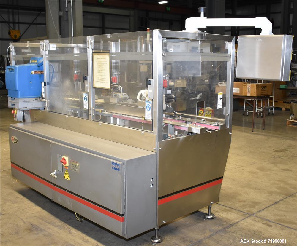 Used Delkor Capstone FSC Top Seal Carton Flange Closer – 55 CPM