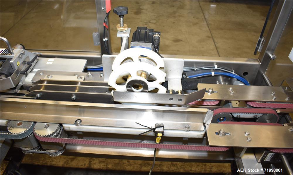 Used Delkor Capstone FSC Top Seal Carton Flange Closer – 55 CPM