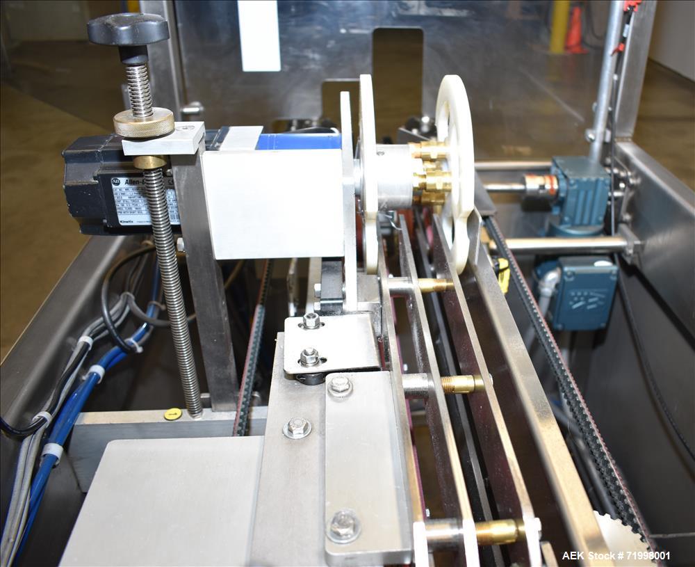 Used Delkor Capstone FSC Top Seal Carton Flange Closer – 55 CPM