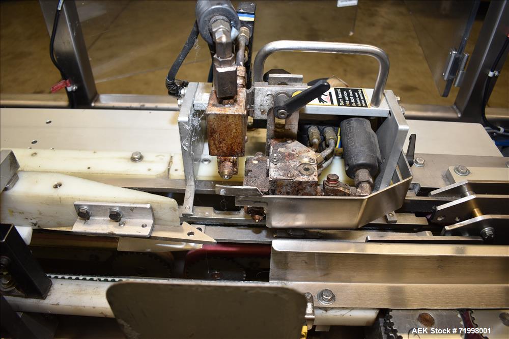 Used Delkor Capstone FSC Top Seal Carton Flange Closer – 55 CPM