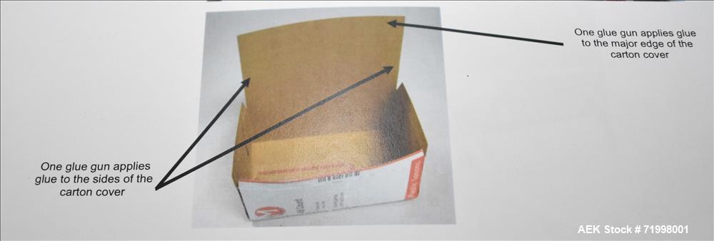 Used Delkor Capstone FSC Top Seal Carton Flange Closer – 55 CPM