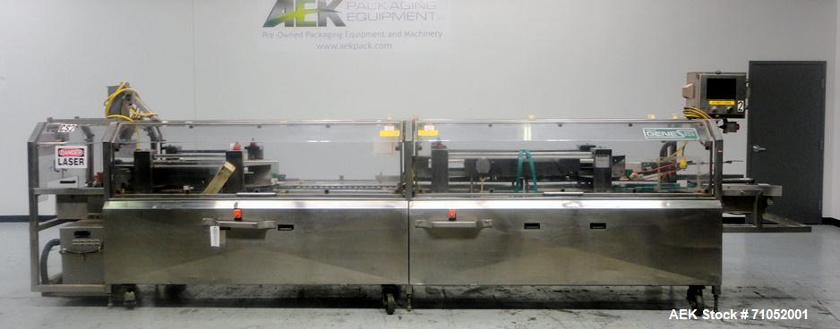 Used Kliklok Genesis Model GLC Triseal Topload Carton Closing Machine