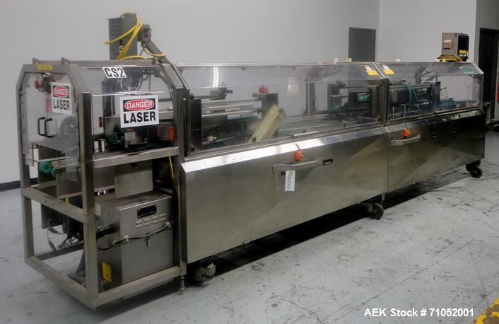 Used Kliklok Genesis Model GLC Triseal Topload Carton Closing Machine