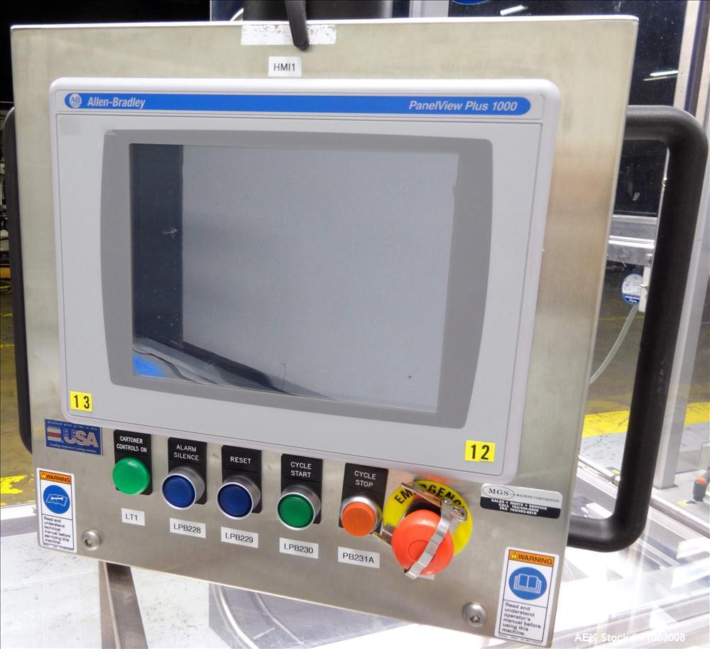 Used MGS Model TLC Top Load Tuck Style Cartoning System