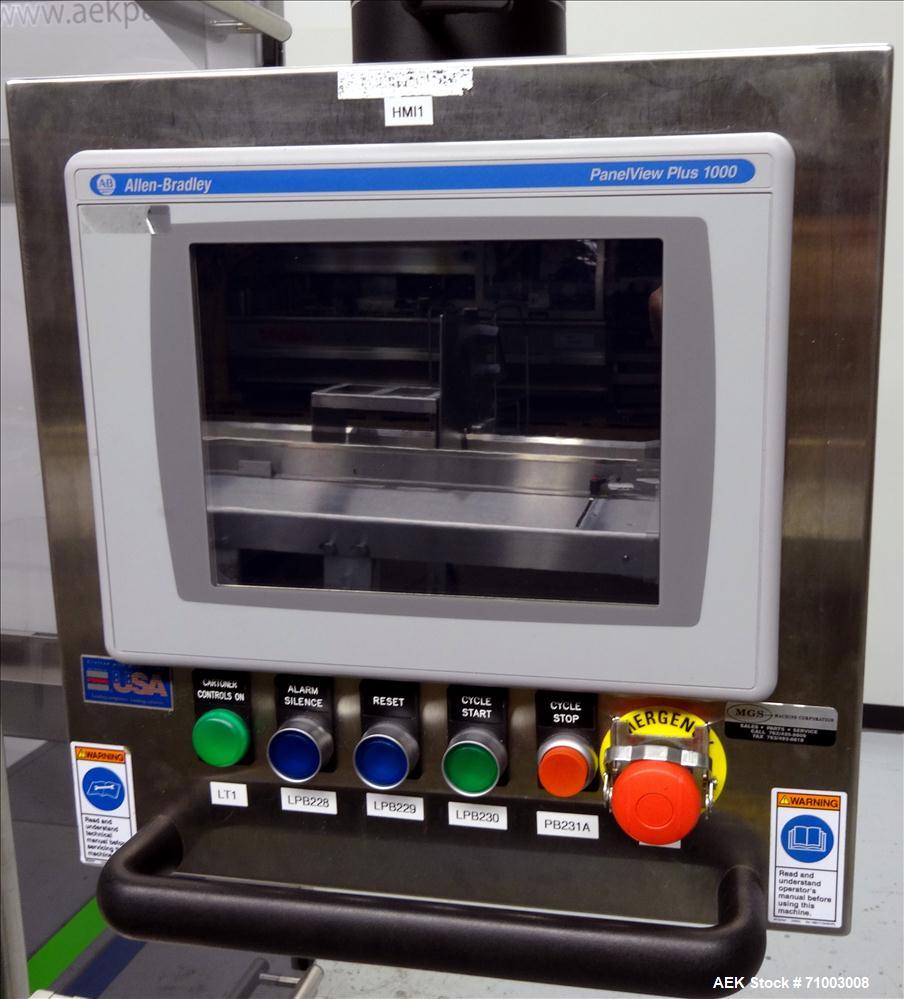 Used MGS Model TLC Top Load Tuck Style Cartoning System