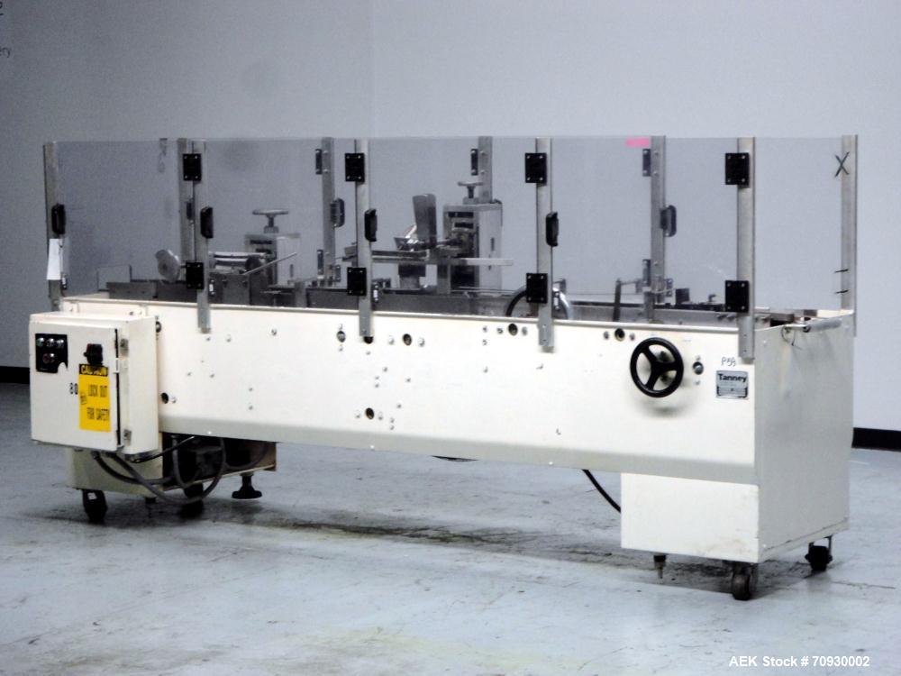 Used Tanney Inline Triseal Top Load Carton Closer, Model 807-15