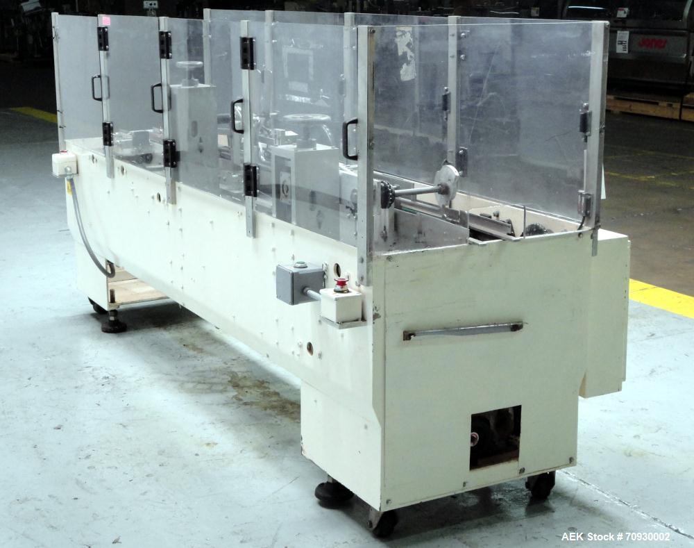 Used Tanney Inline Triseal Top Load Carton Closer, Model 807-15