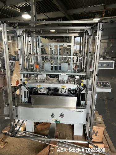 Unused - Adco Model AF25-2EC Carton Erector. Capable up to 60 cycles/minute. Erects (2) cartons per cycle. Carton size range...