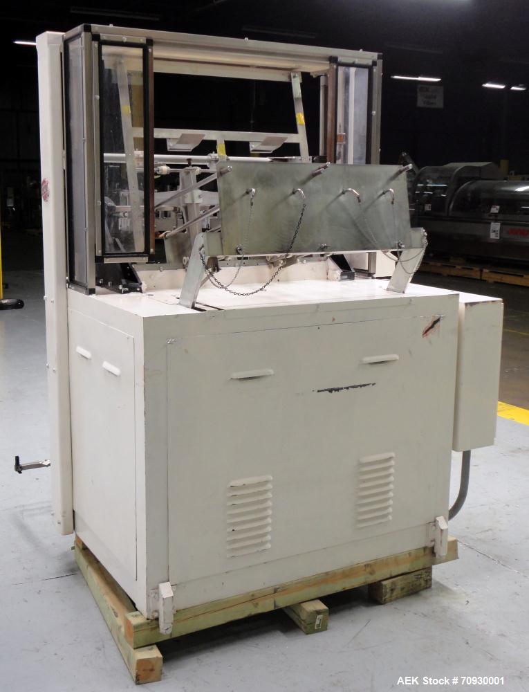 Used Adco Dual Head Tab Lock Top Load Triseal Carton Former, Model AF60