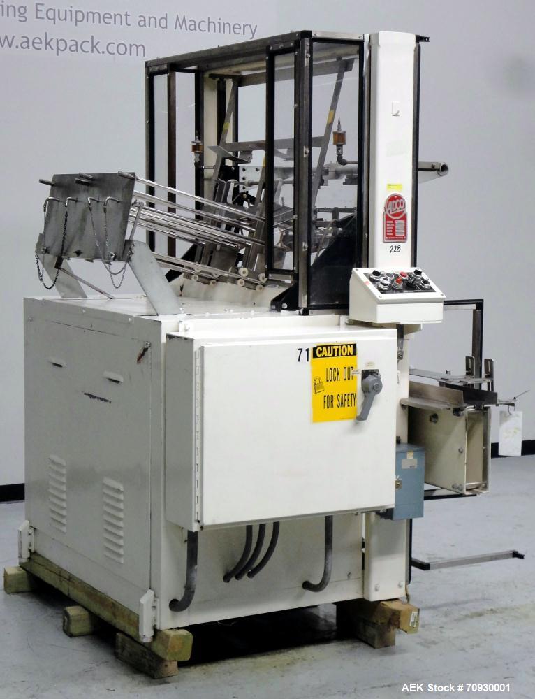 Used Adco Dual Head Tab Lock Top Load Triseal Carton Former, Model AF60