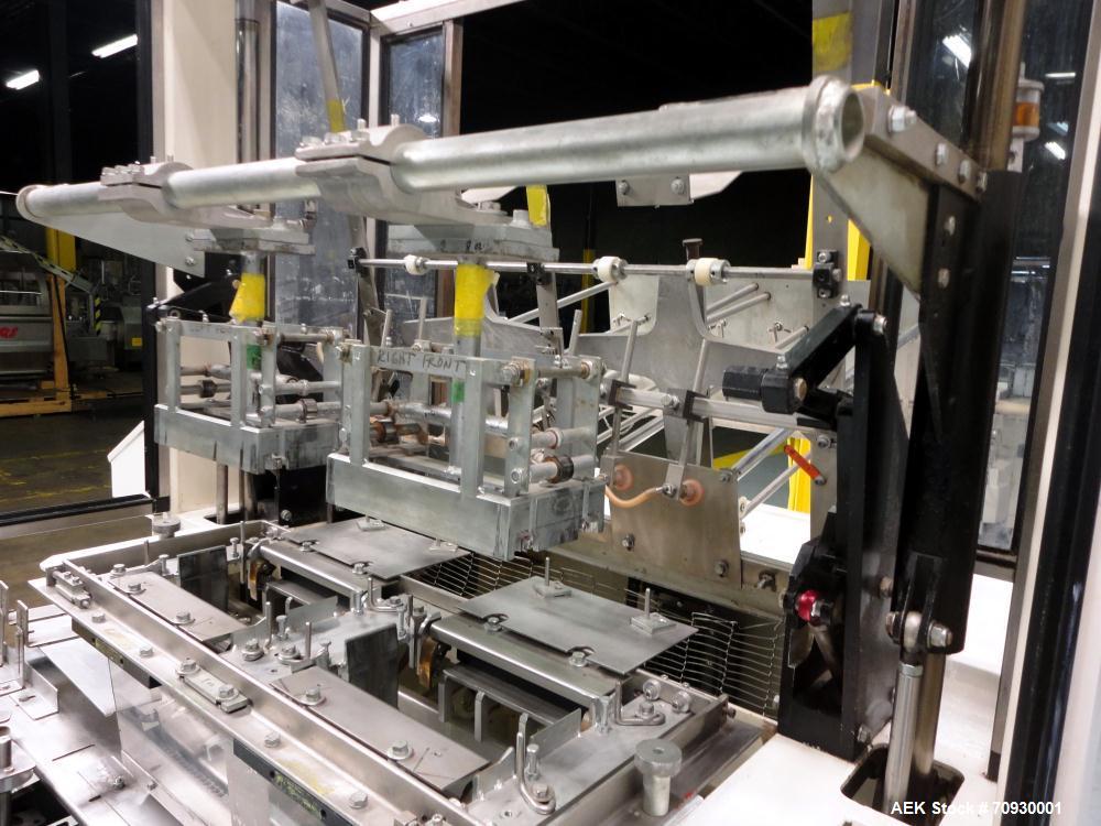 Used Adco Dual Head Tab Lock Top Load Triseal Carton Former, Model AF60