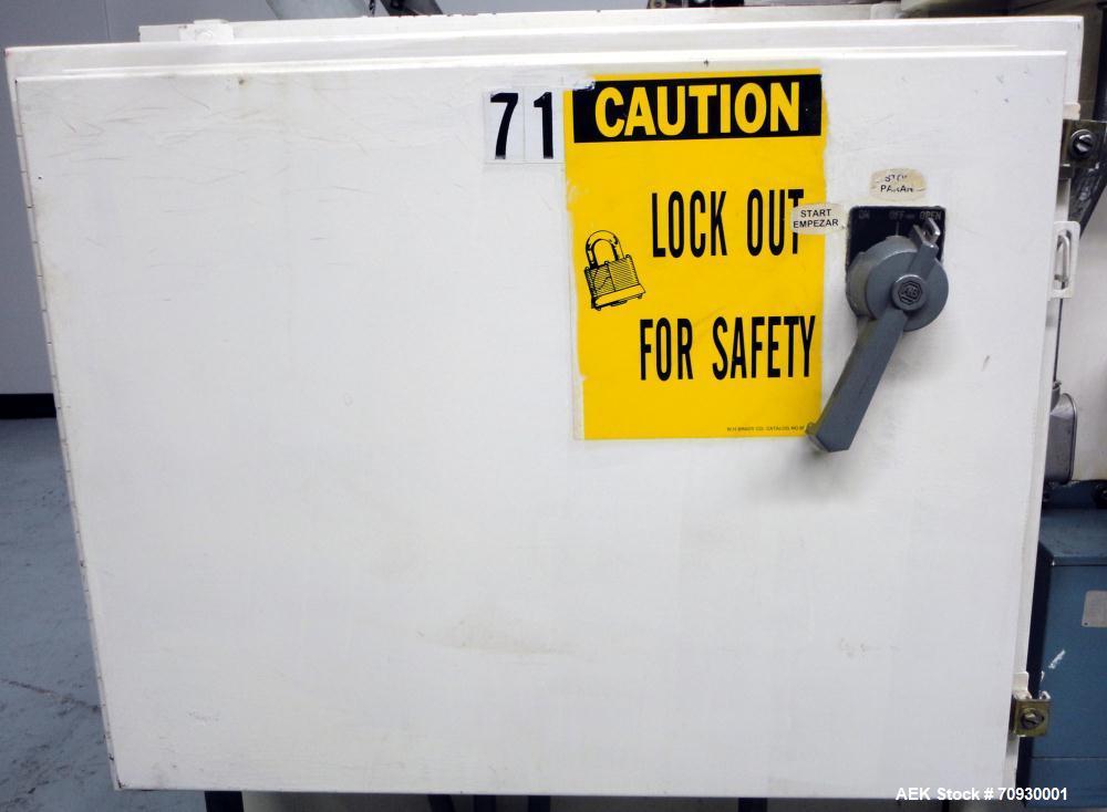 Used Adco Dual Head Tab Lock Top Load Triseal Carton Former, Model AF60