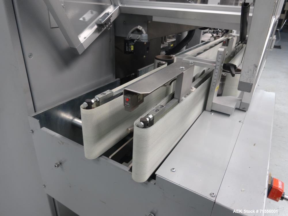 Used IMA Model FR100 Hooded Style Tray Former and Packer with Bottle Loader