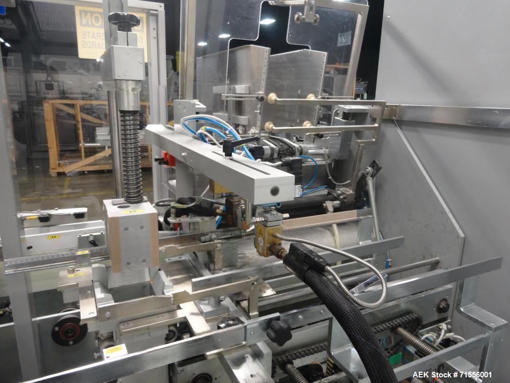 Used IMA Model FR100 Hooded Style Tray Former and Packer with Bottle Loader