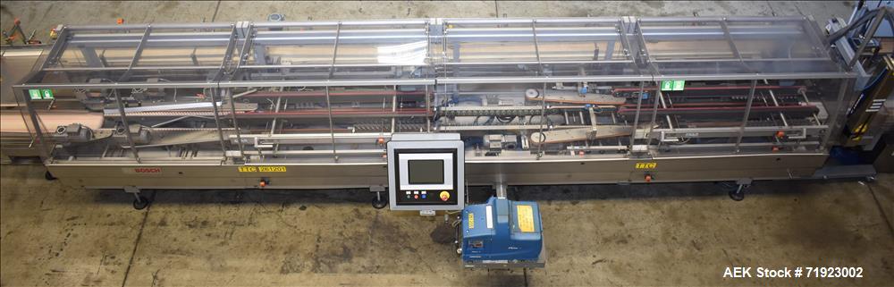 Used Bosch (Syntegon) Triseal Carton Former, Robotic Loader & Top Closer