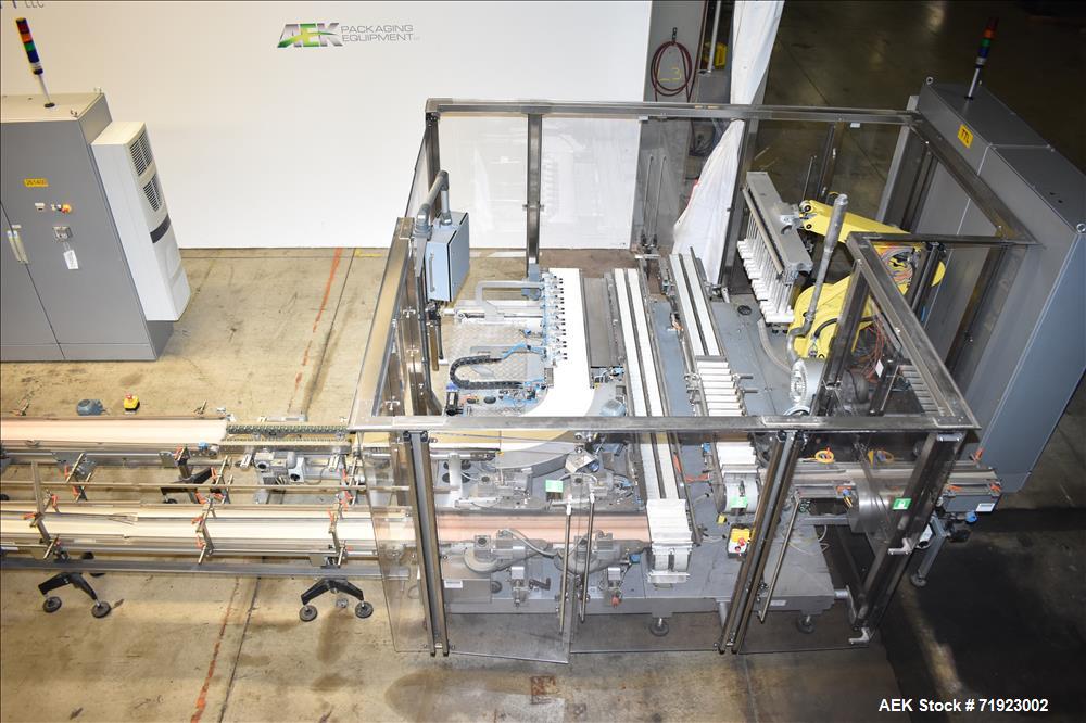 Used Bosch (Syntegon) Triseal Carton Former, Robotic Loader & Top Closer