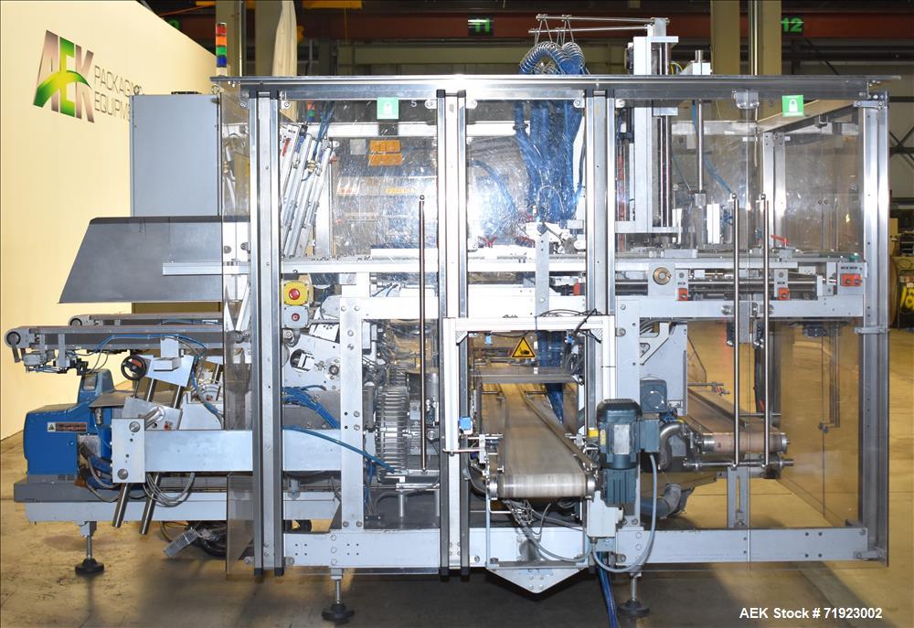 Used Bosch (Syntegon) Triseal Carton Former, Robotic Loader & Top Closer