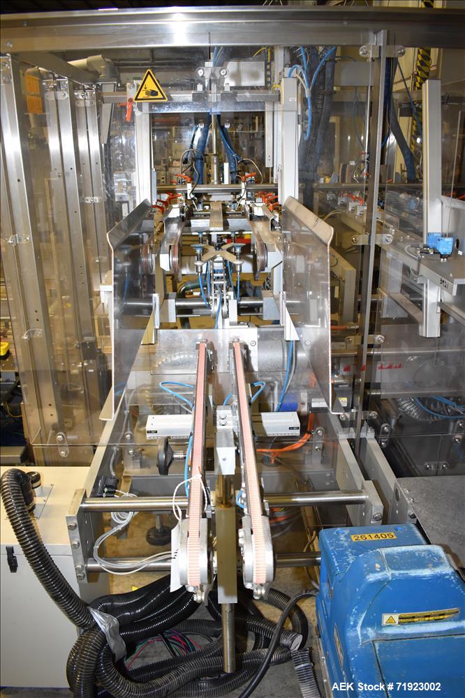Used Bosch (Syntegon) Triseal Carton Former, Robotic Loader & Top Closer