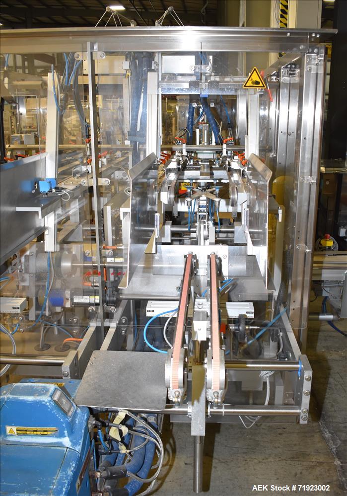 Used Bosch (Syntegon) Triseal Carton Former, Robotic Loader & Top Closer