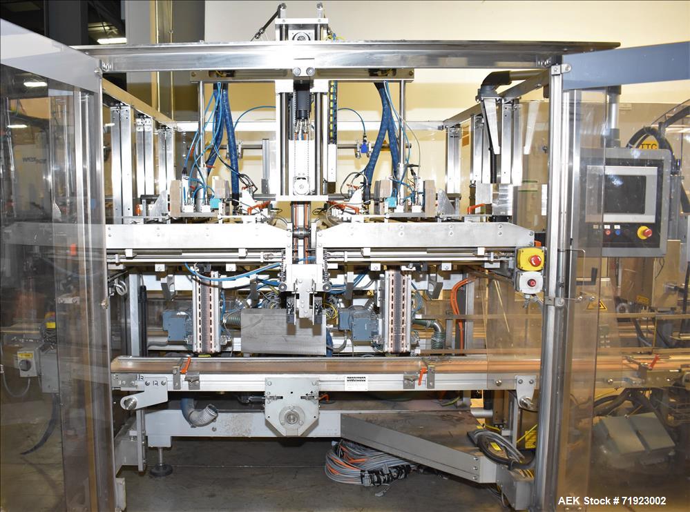 Used Bosch (Syntegon) Triseal Carton Former, Robotic Loader & Top Closer