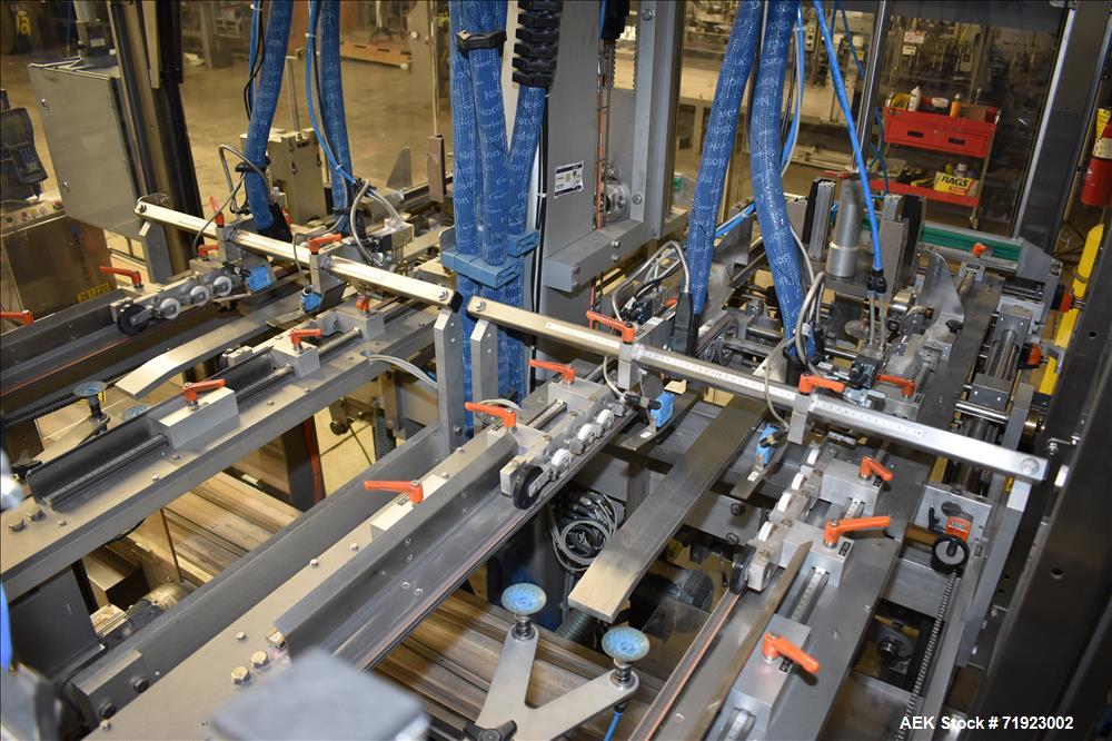 Used Bosch (Syntegon) Triseal Carton Former, Robotic Loader & Top Closer