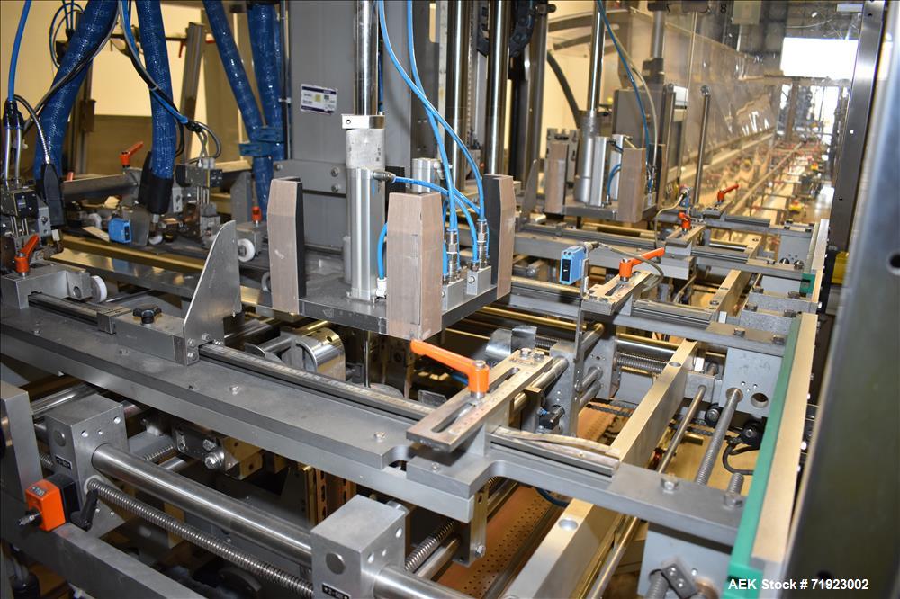 Used Bosch (Syntegon) Triseal Carton Former, Robotic Loader & Top Closer