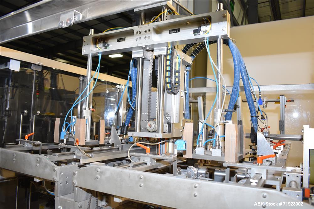 Used Bosch (Syntegon) Triseal Carton Former, Robotic Loader & Top Closer