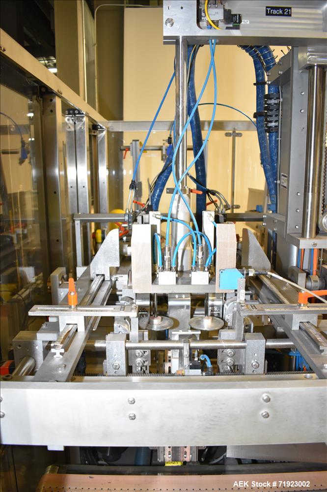 Used Bosch (Syntegon) Triseal Carton Former, Robotic Loader & Top Closer