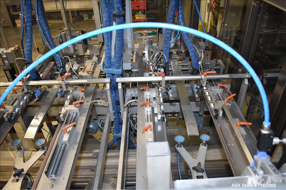 Used Bosch (Syntegon) Triseal Carton Former, Robotic Loader & Top Closer
