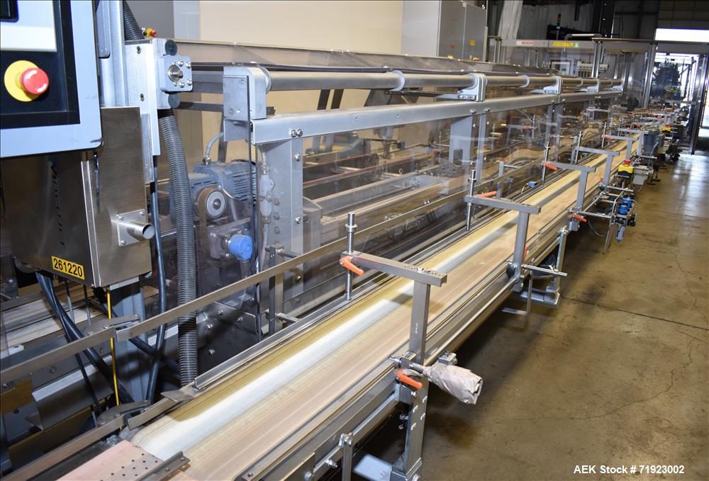 Used Bosch (Syntegon) Triseal Carton Former, Robotic Loader & Top Closer