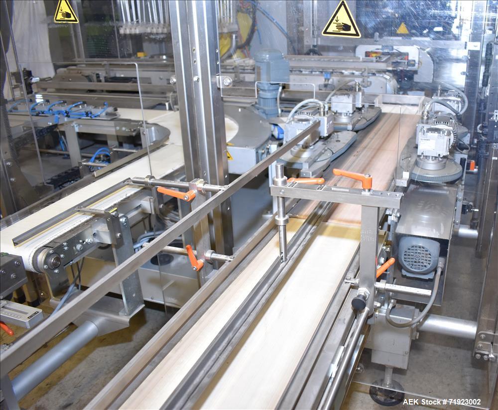 Used Bosch (Syntegon) Triseal Carton Former, Robotic Loader & Top Closer