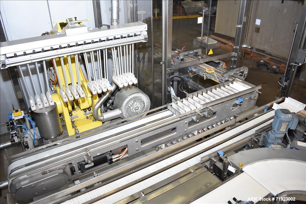Used Bosch (Syntegon) Triseal Carton Former, Robotic Loader & Top Closer