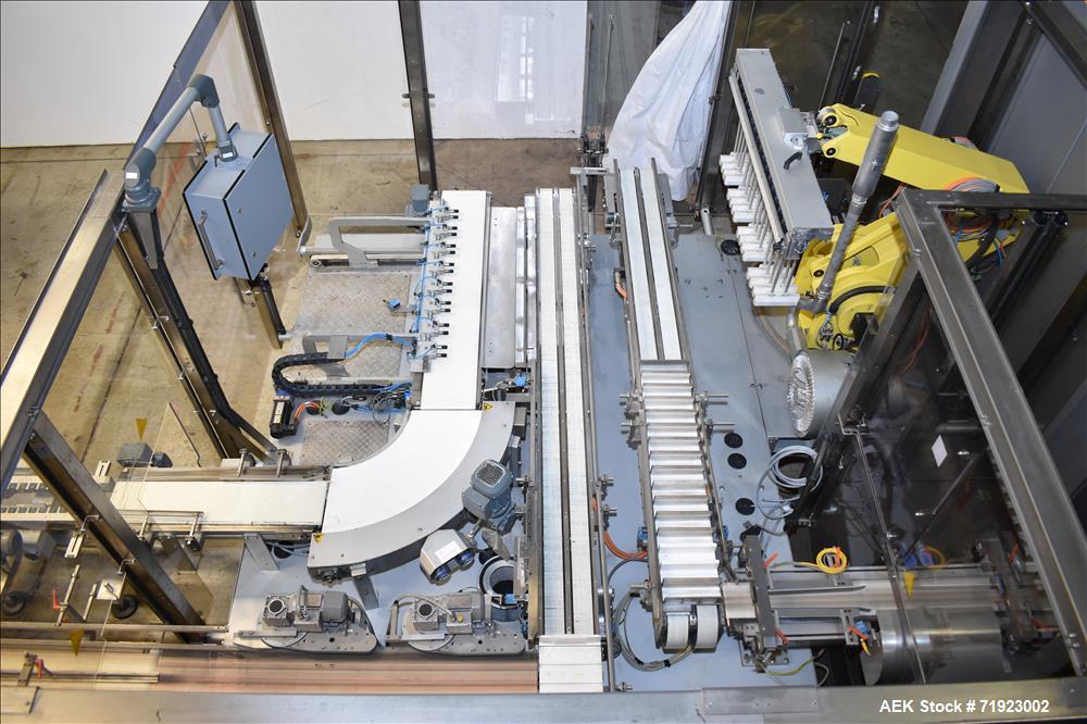 Used Bosch (Syntegon) Triseal Carton Former, Robotic Loader & Top Closer