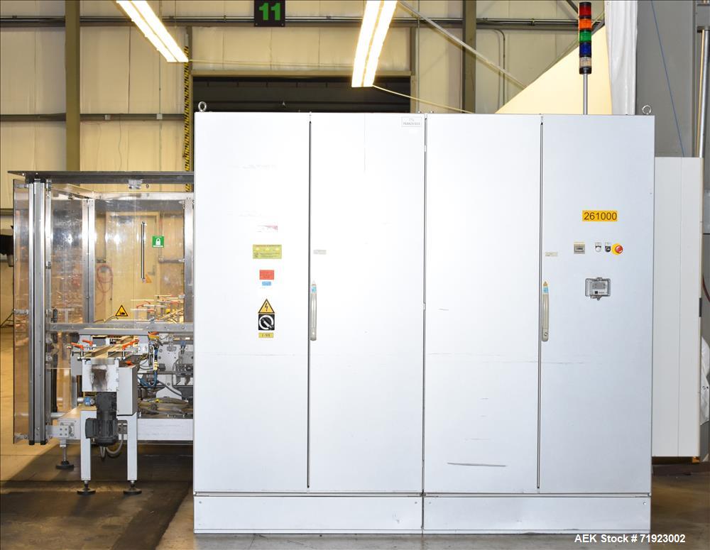 Used Bosch (Syntegon) Triseal Carton Former, Robotic Loader & Top Closer