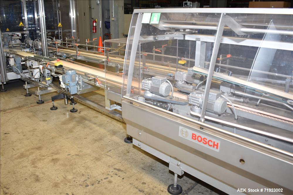 Used Bosch (Syntegon) Triseal Carton Former, Robotic Loader & Top Closer